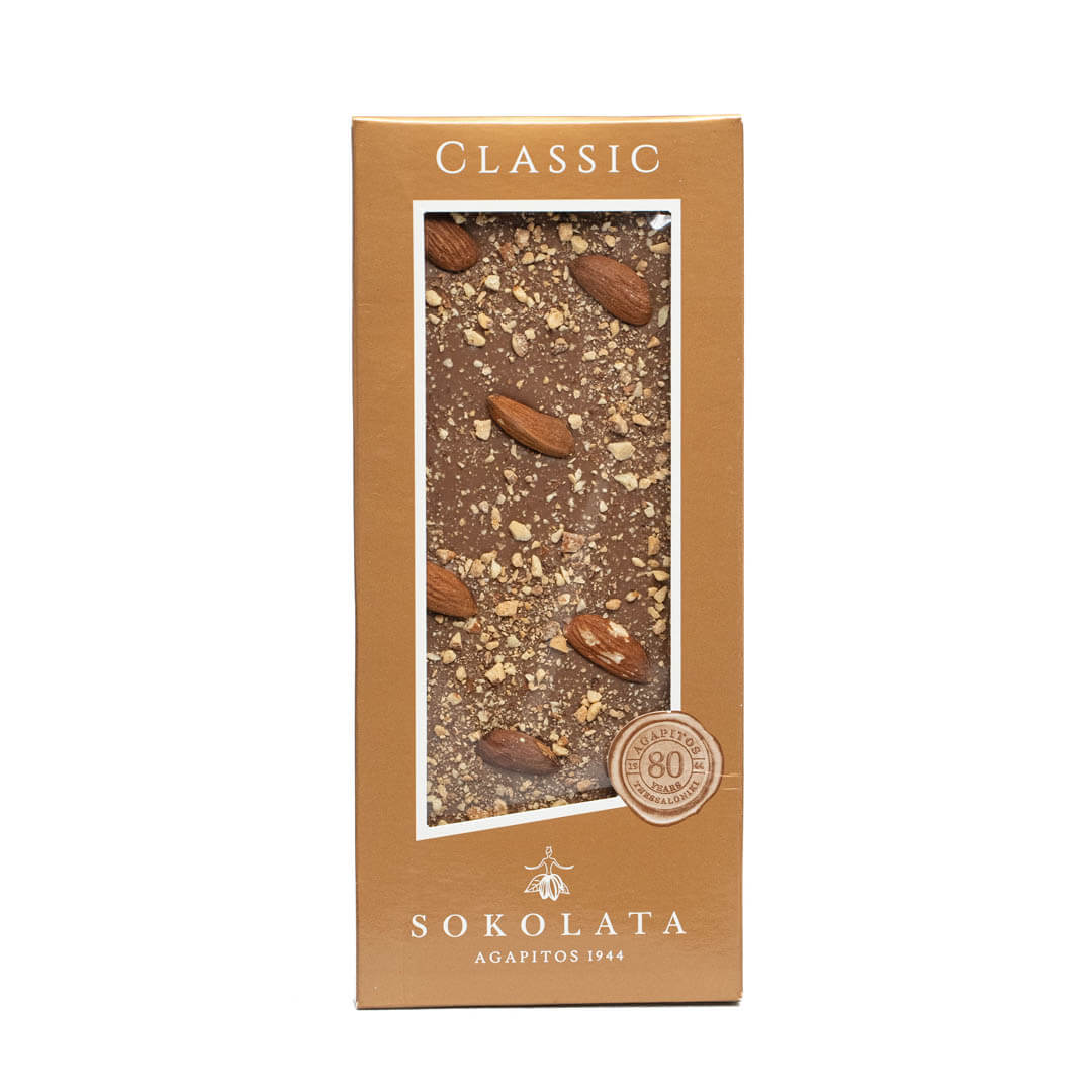 ΑΓΑΠΗΤΟΣ ΣΟΚΟΛΑΤΑ ΓΑΛΑΚΤΟΣ ΑΜΥΓΔΑΛΟ