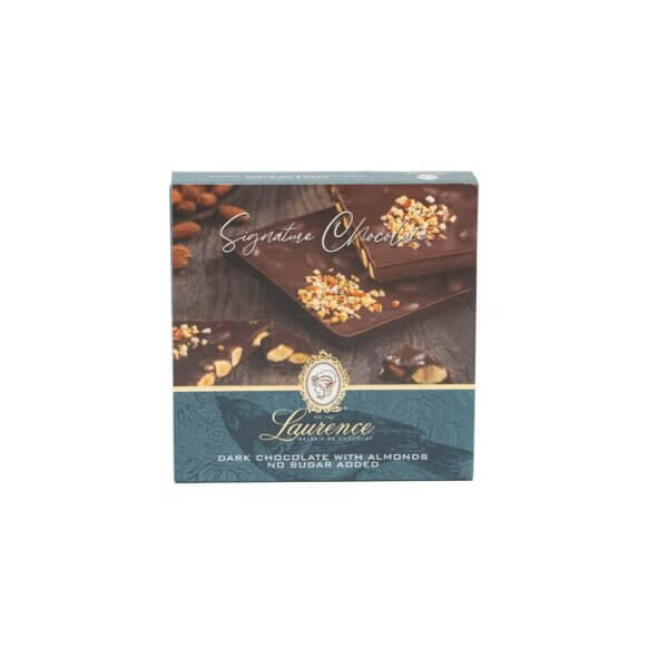 ΜΑΥΡΗ ΣΟΚΟΛΑΤΑ ΜΕ ΑΜΥΓΔΑΛΑ SIGNATURE LAURENCE