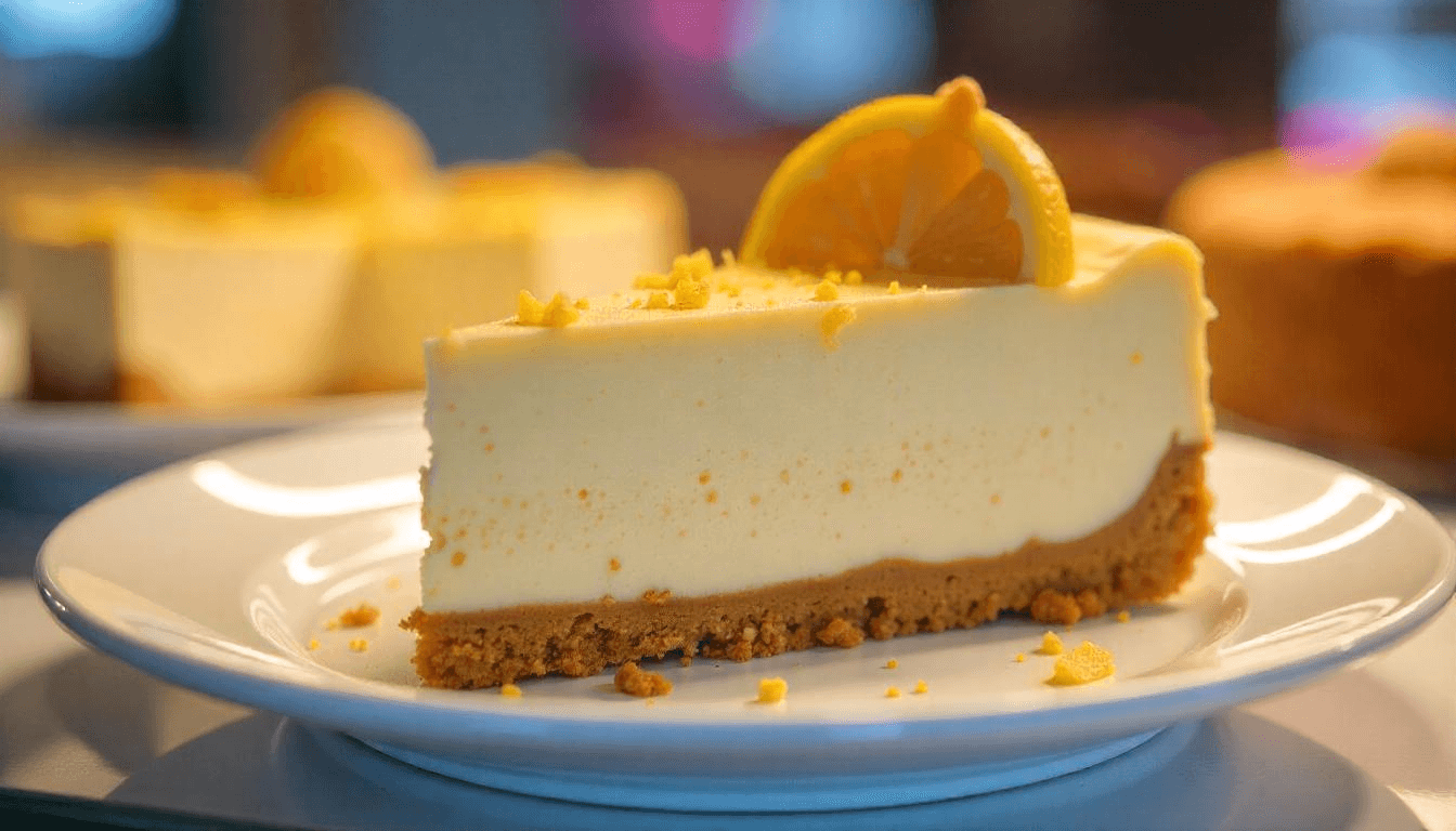 Cheesecake με Βούτυρο Κάσιους, Λεμόνι και Μπισκότα